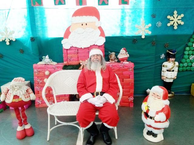 papai noel para eventos natalinos e véspera do natal