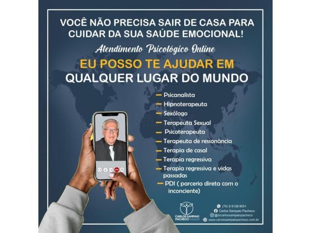 PSICANALISTA CARLOS SAMPAIO PACHECO FEIRA DE SANTANA 75 991269051 whatsapp