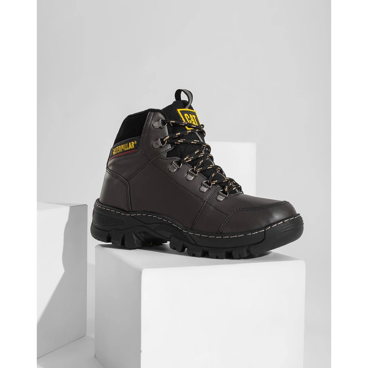 Bota Coturno Caterpillar Masculina Adventure Cano Médio Reforçada - Imagem 11