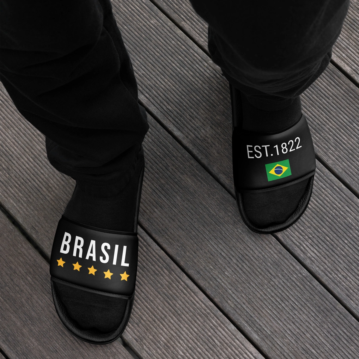 Chinelo Slide Masculino Brasil EST 1822 - Imagem 14