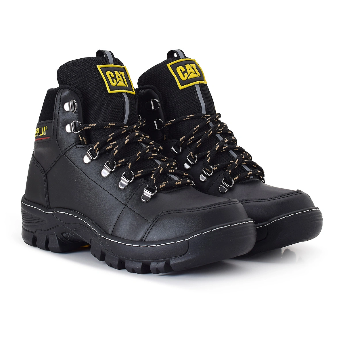 Bota Coturno Caterpillar Masculina Adventure Cano Médio Reforçada - Imagem 23