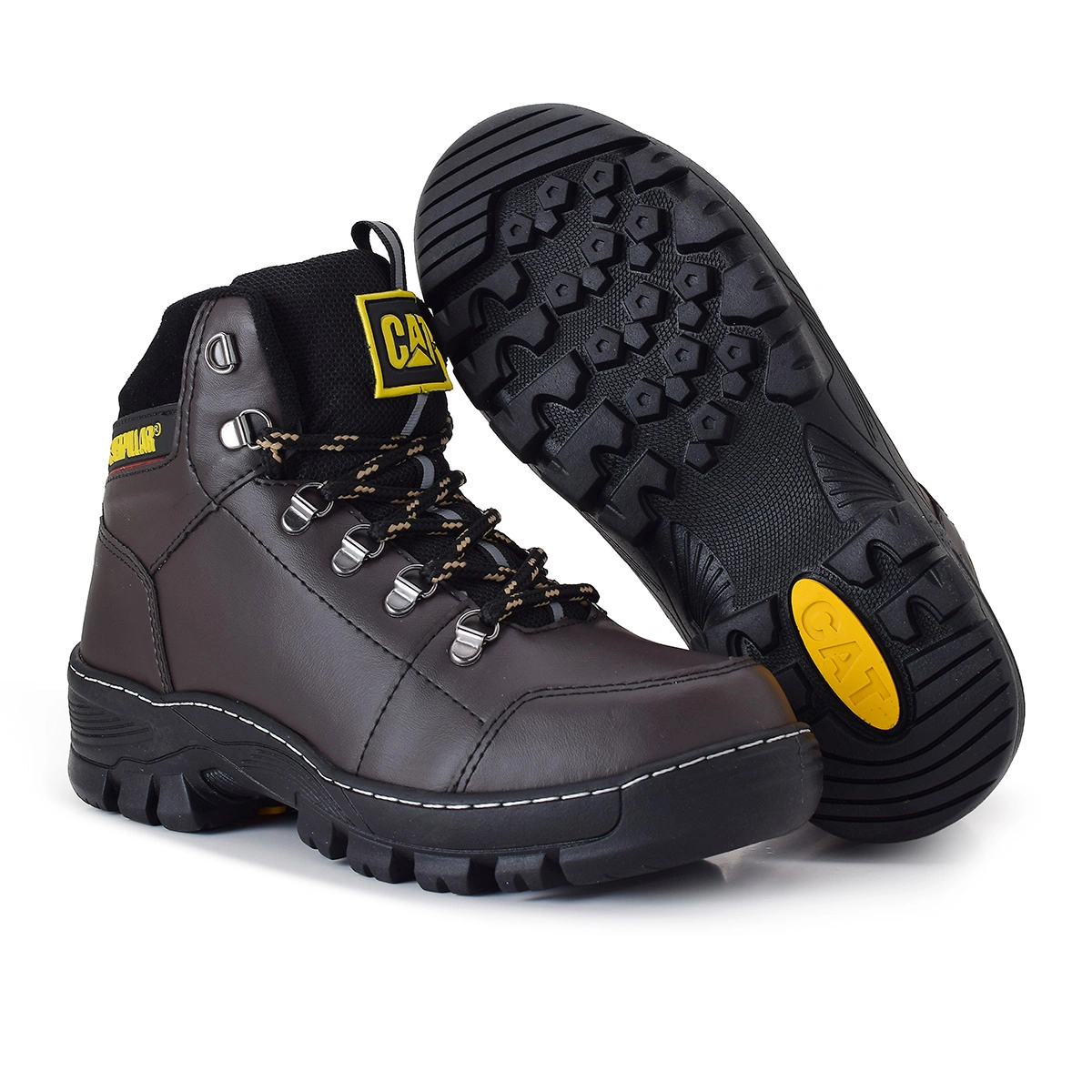 Bota Coturno Caterpillar Masculina Adventure Cano Médio Reforçada - Imagem 14
