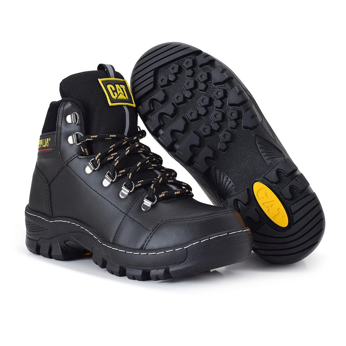 Bota Coturno Caterpillar Masculina Adventure Cano Médio Reforçada - Imagem 24