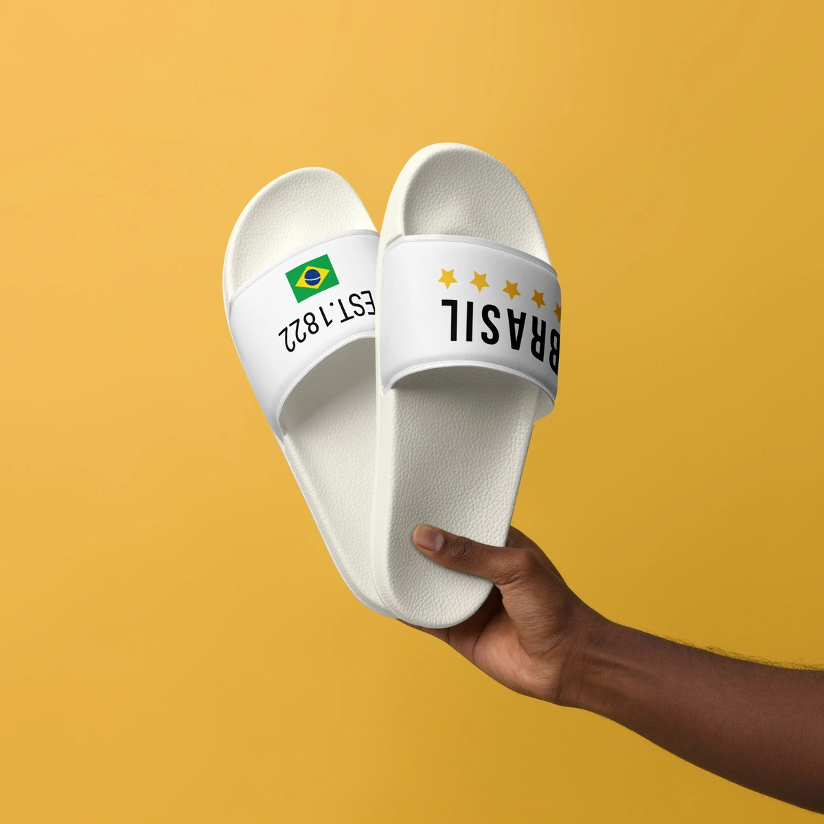 Chinelo Slide Masculino Brasil EST 1822 - Imagem 7