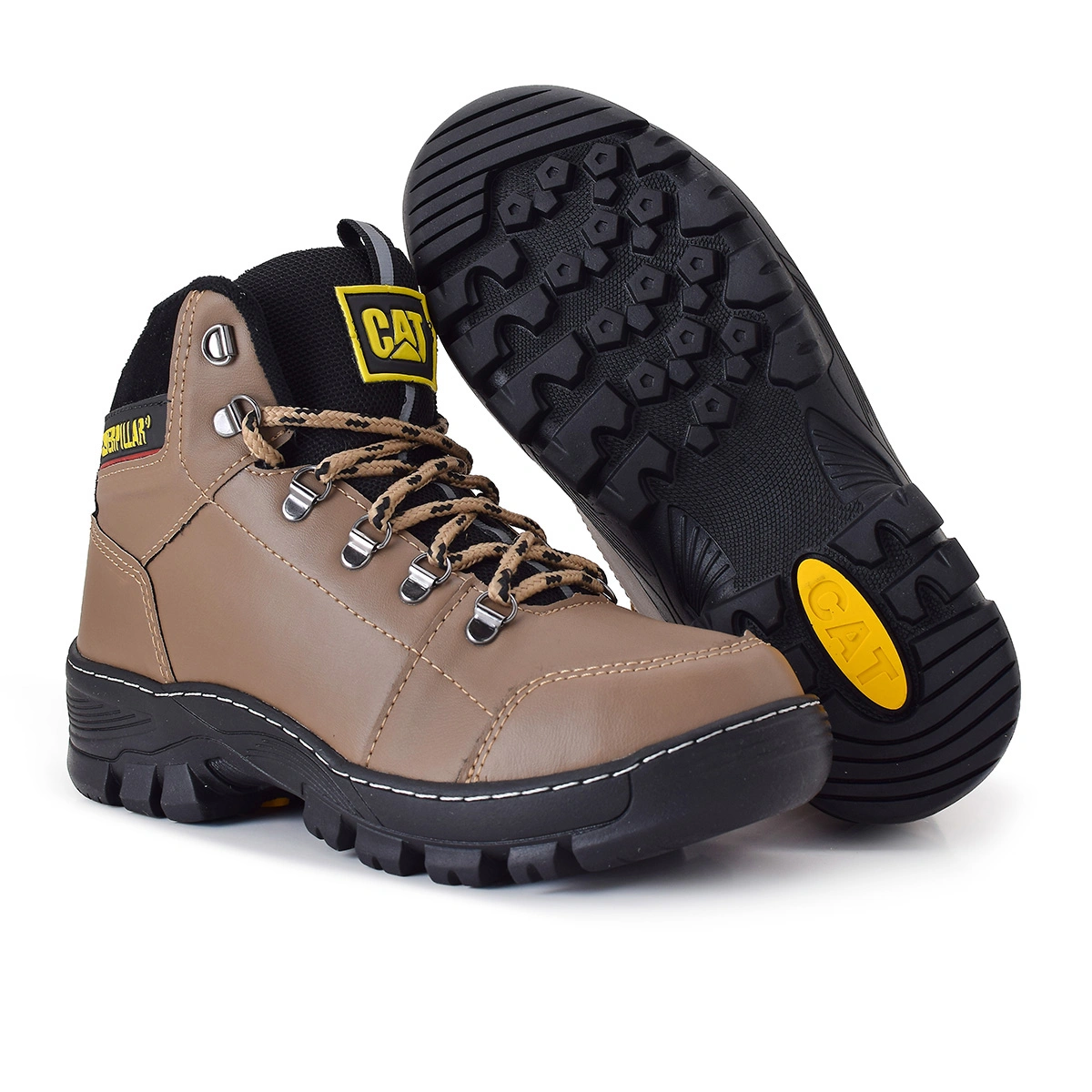 Bota Coturno Caterpillar Masculina Adventure Cano Médio Reforçada - Imagem 4