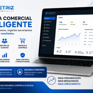Sistema Comercial Inteligente para Empresas + Painel Administrativo + Orçamentos Online + Gestão Completa