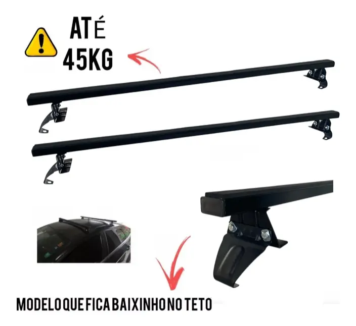 Bagageiro de Teto SMD para Renault Logan - Rack Suporte em Aço de Alta Resistência - Imagem 2