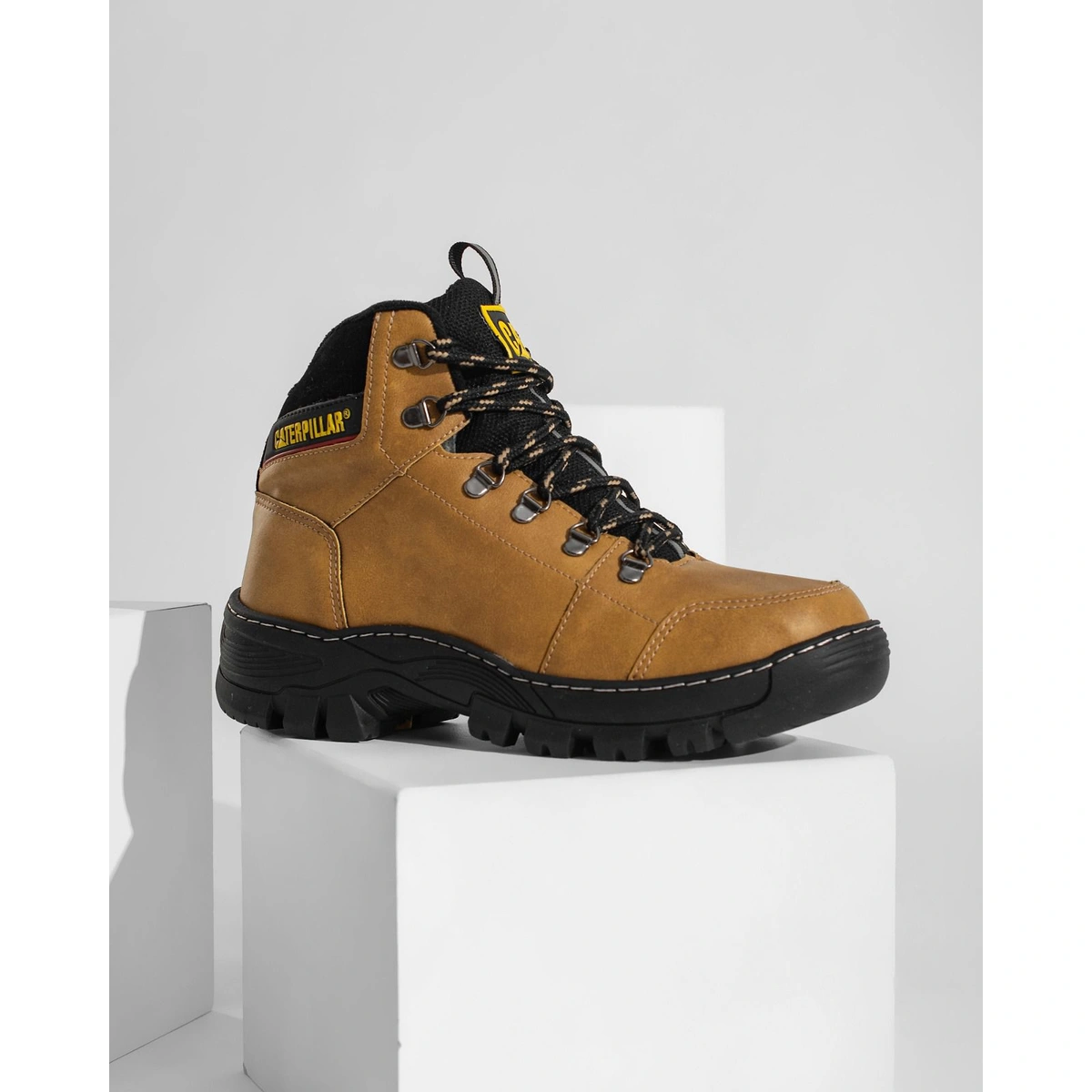 Bota Coturno Caterpillar Masculina Adventure Cano Médio Reforçada - Imagem 16