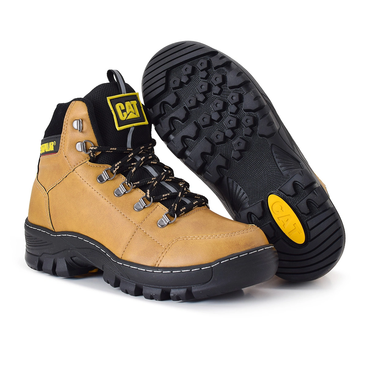 Bota Coturno Caterpillar Masculina Adventure Cano Médio Reforçada - Imagem 19