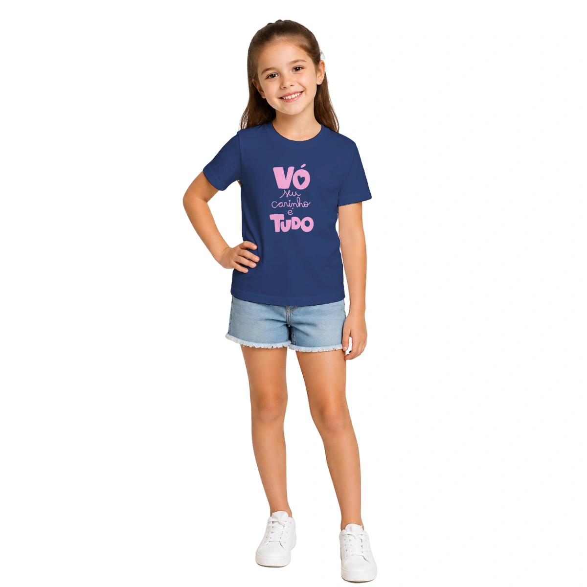 Camiseta Infantil Menina Dia dos Avós Vó Seu Carinho é Tudo - Imagem 9